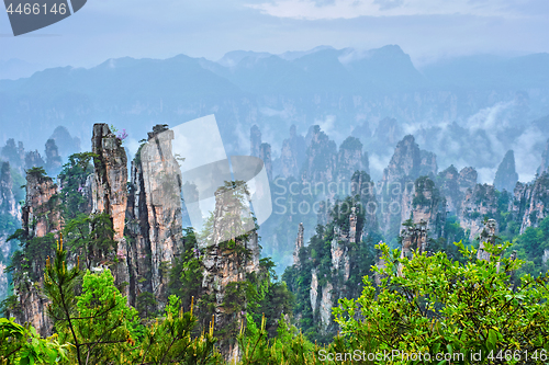 Image of Zhangjiajie mountains, China