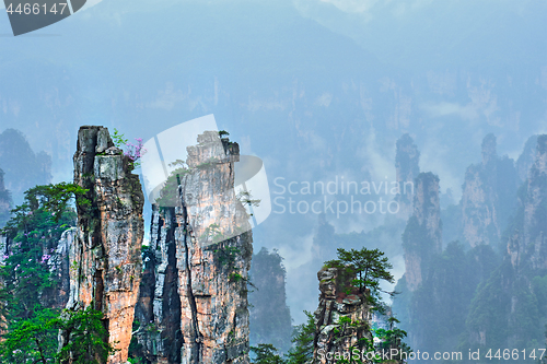 Image of Zhangjiajie mountains, China