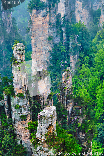 Image of Zhangjiajie mountains, China