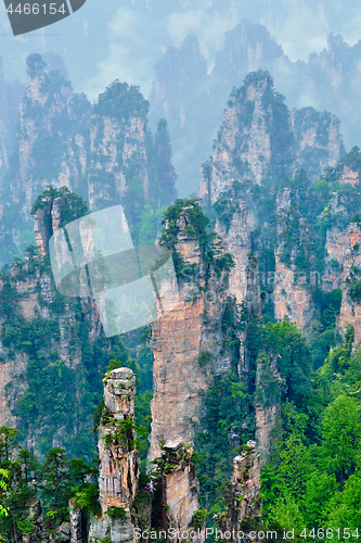 Image of Zhangjiajie mountains, China