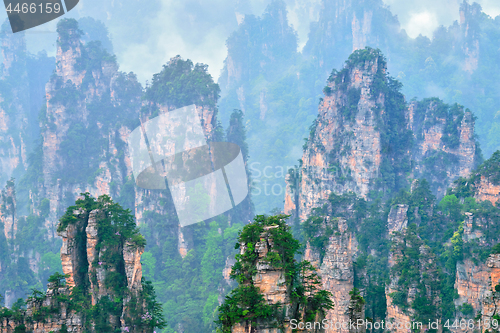 Image of Zhangjiajie mountains, China