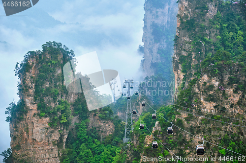 Image of Zhangjiajie mountains, China