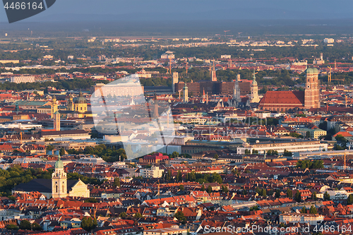 Image of Aerial view of Munich. Munich, Bavaria, Germany