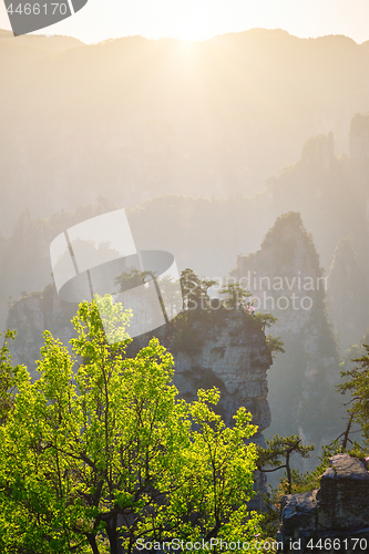 Image of Zhangjiajie mountains, China