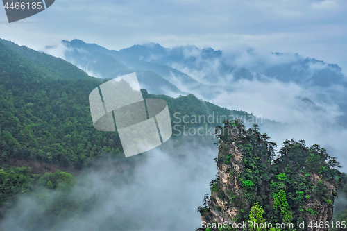 Image of Zhangjiajie mountains, China