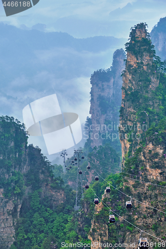 Image of Zhangjiajie mountains, China