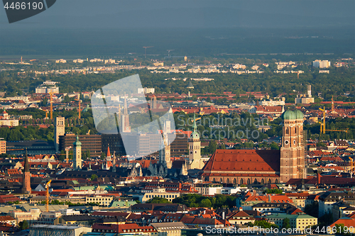 Image of Aerial view of Munich. Munich, Bavaria, Germany