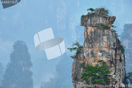 Image of Zhangjiajie mountains, China