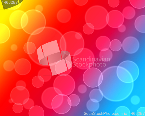 Image of Colorful background with bokeh pattern