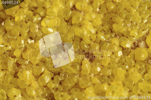 Image of sulphur mineral texture