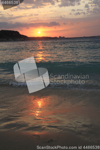 Image of bulgarian sea sunset