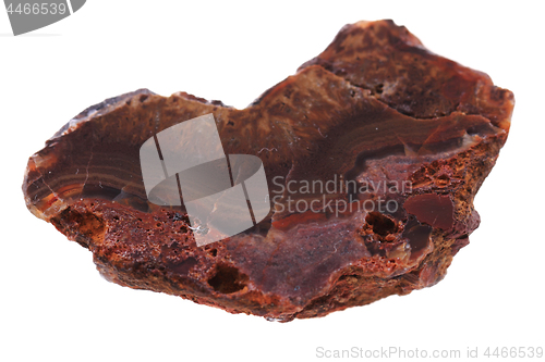 Image of natural agate isolated