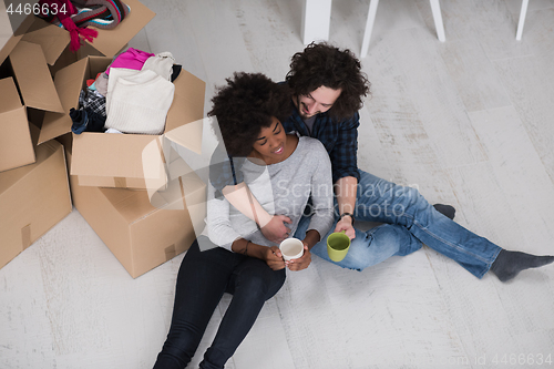 Image of Relaxing in new house