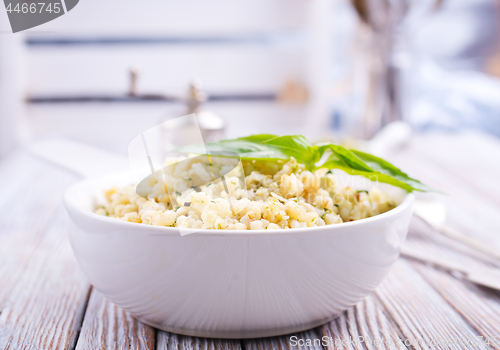 Image of bulgur with pesto