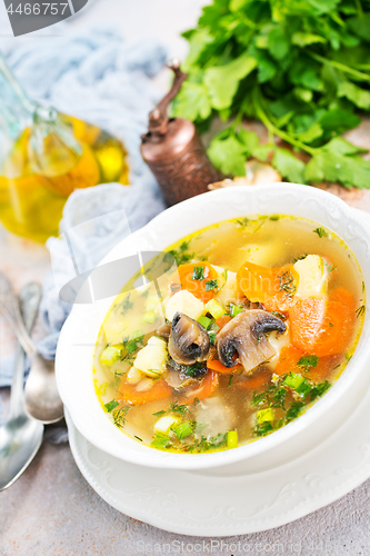 Image of fresh soup