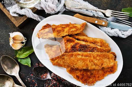 Image of fried fish fillets