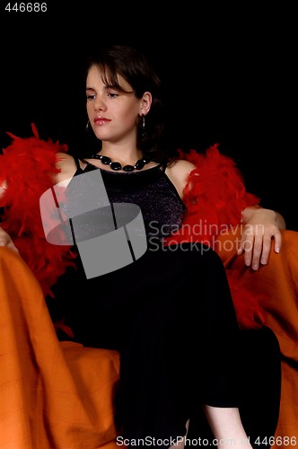 Image of Glamorous young lady 