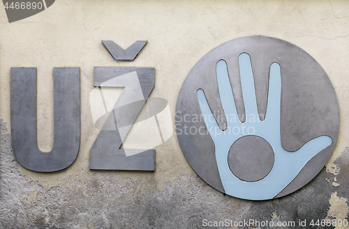Image of Open hand of Uzupis, Vilnius