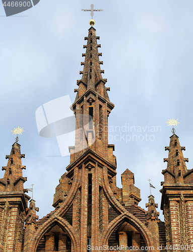 Image of St. Anna's Church in Vilnius, Lithuania