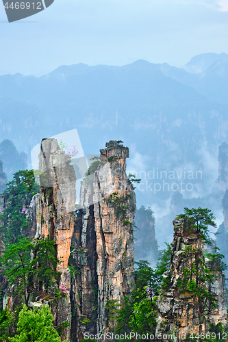 Image of Zhangjiajie mountains, China