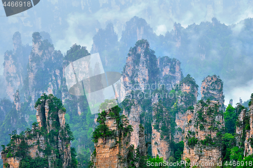 Image of Zhangjiajie mountains, China