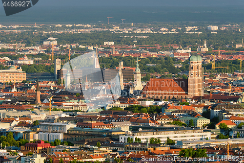 Image of Aerial view of Munich. Munich, Bavaria, Germany