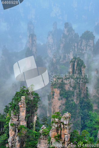 Image of Zhangjiajie mountains, China