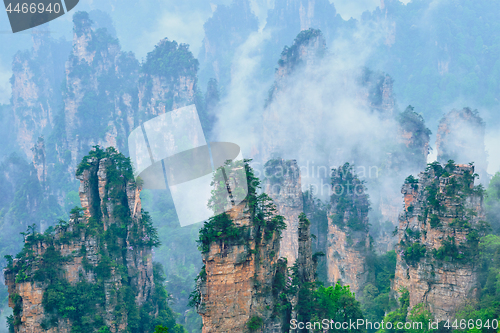 Image of Zhangjiajie mountains, China