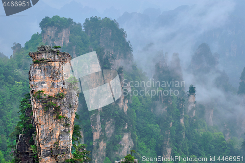 Image of Zhangjiajie mountains, China