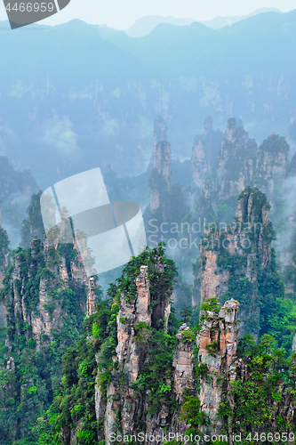 Image of Zhangjiajie mountains, China