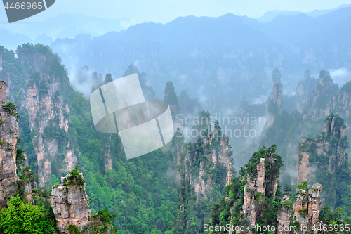 Image of Zhangjiajie mountains, China