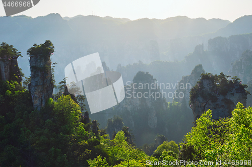 Image of Zhangjiajie mountains, China