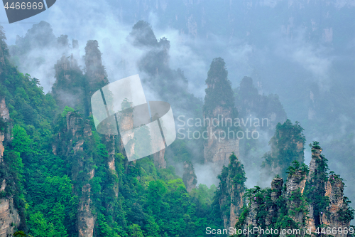 Image of Zhangjiajie mountains, China