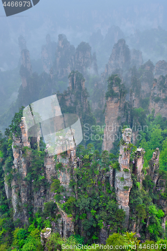 Image of Zhangjiajie mountains, China