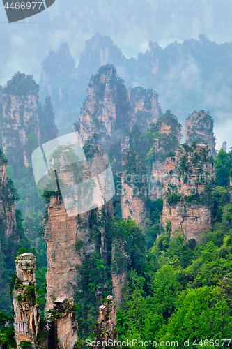 Image of Zhangjiajie mountains, China