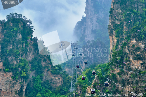 Image of Zhangjiajie mountains, China