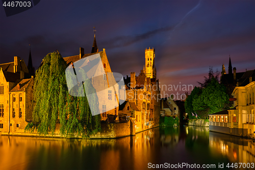 Image of Famous view of Bruges, Belgium