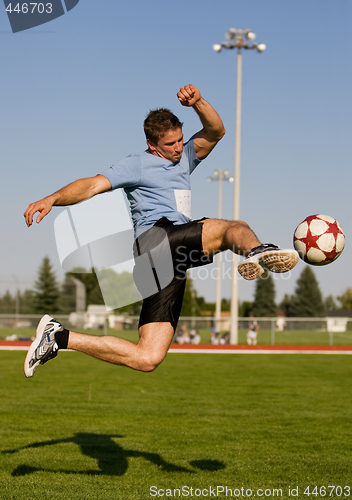 Image of Soccer kick