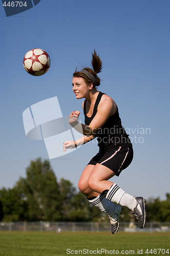 Image of Woman soccer player