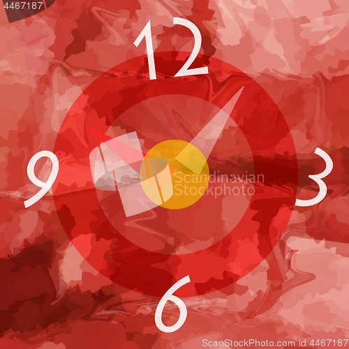 Image of Abstract clock background