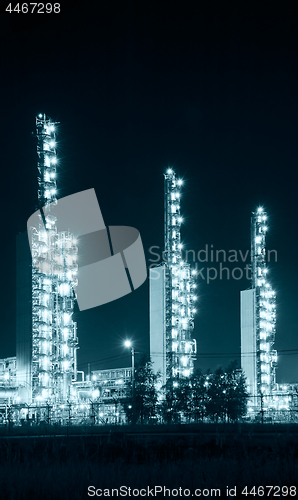 Image of Grangemouth Refinery at Night