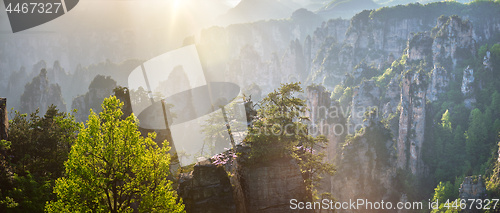 Image of Zhangjiajie mountains, China