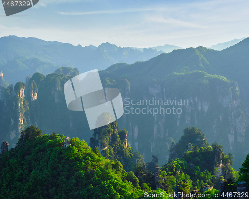 Image of Zhangjiajie mountains, China