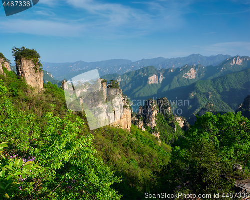 Image of Zhangjiajie mountains, China