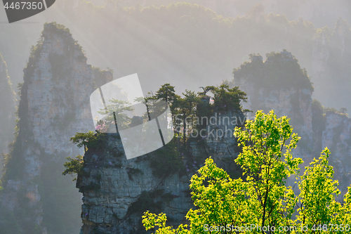 Image of Zhangjiajie mountains, China