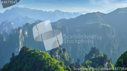 Image of Zhangjiajie mountains, China