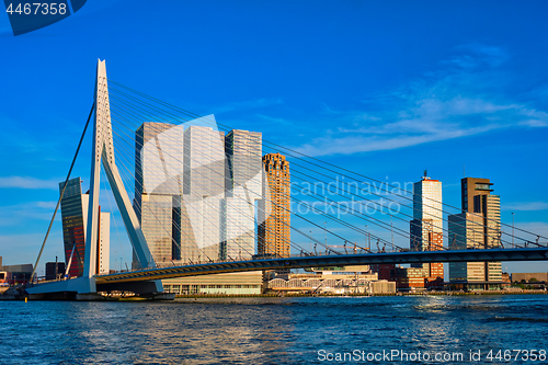 Image of Rotterdam cityscape , Netherlands