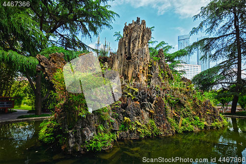 Image of Wangjianglou park. Chengdu, Sichuan, China