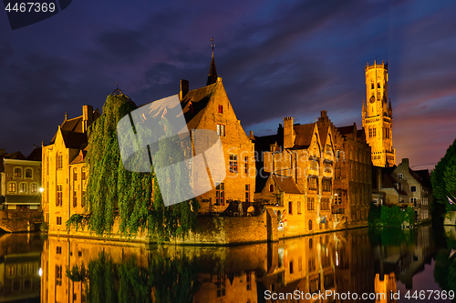 Image of Famous view of Bruges, Belgium