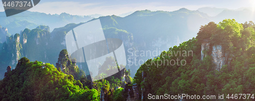 Image of Zhangjiajie mountains, China